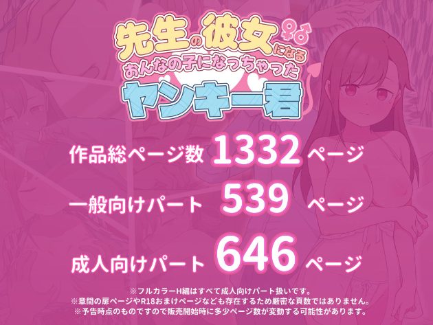 作品のページ数情報が表示されている。